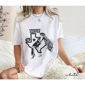 Cowboy Carter Beyonc Texas Holdem Fan T Shirt Retro Country Music Tee